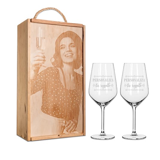Kit Caja + vino personalizado