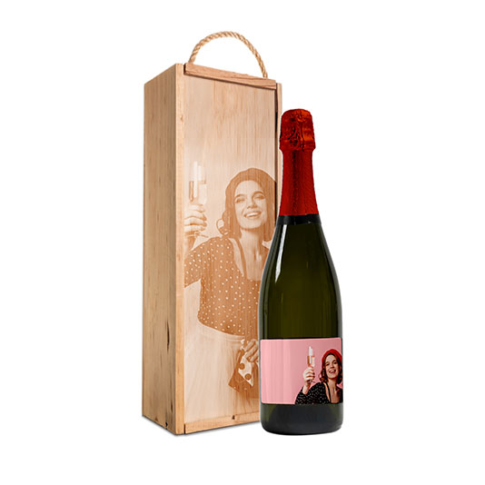 Kit Caja + vino personalizado