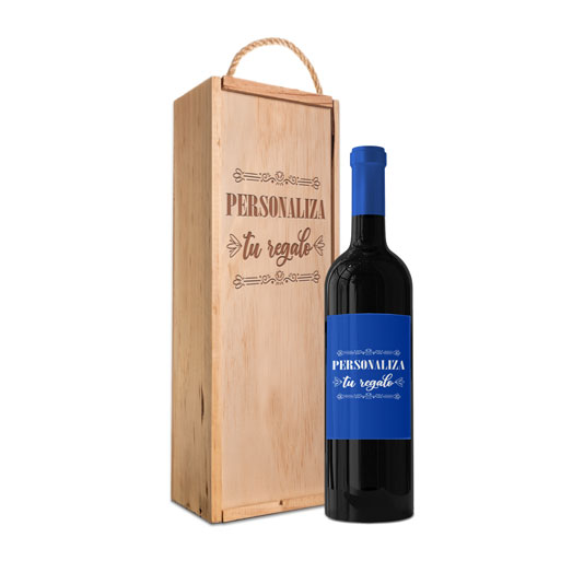Kit Caja + vino personalizado regalos personalizados