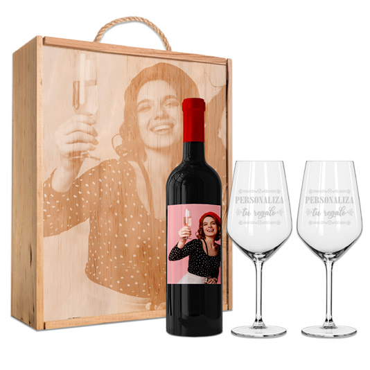 Kit de vino personalizado