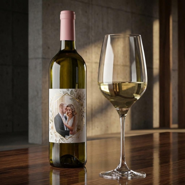 Botella de vino personalizada - Vista alternativa