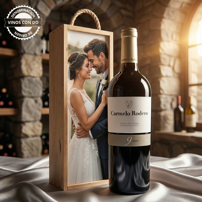 Kit de vino con caja personalizada – DO Ribera del Duero - Vino personalizado