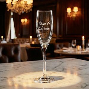 Copa de Cava personalizada – Grabado a doble cara 1