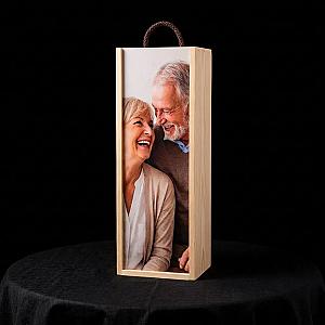 Caja de vino personalizada de madera  - Modelo Magnum 1