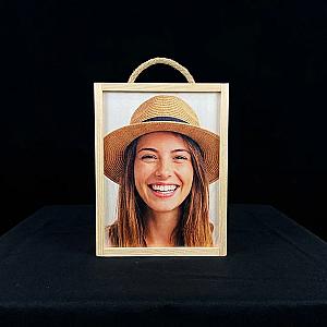 Caja de vino personalizada de madera  - Modelo 1 Jarra 1