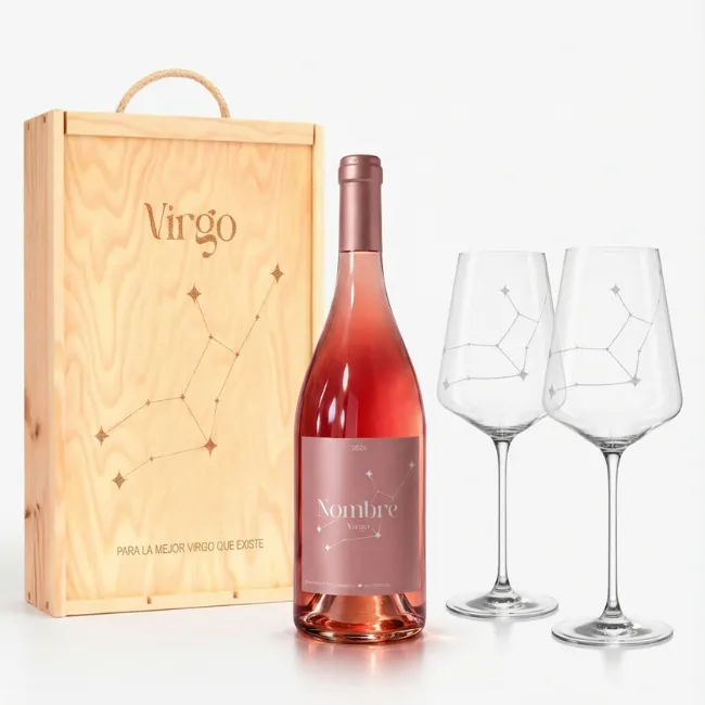 Kit Rosé ‘Tu vino, tu constelación del zodíaco’ - Imagen 3 - Vinos personalizados