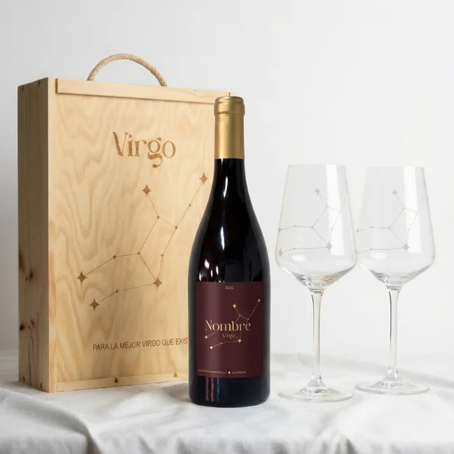 Kit ‘Tu vino, tu constelación del zodíaco’ - Vino personalizado