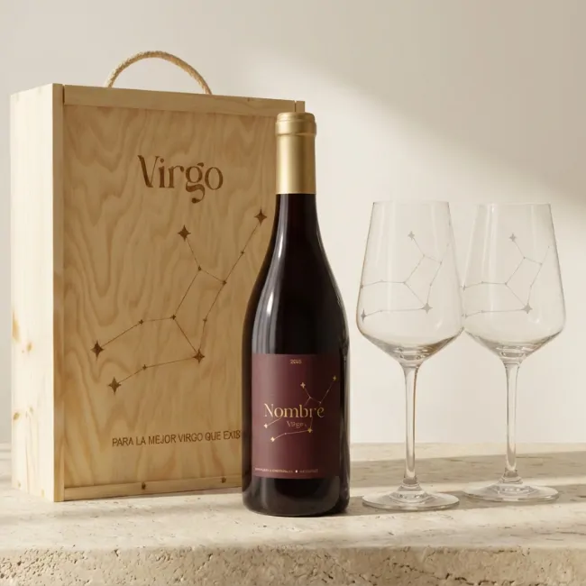 Kit ‘Tu vino, tu constelación del zodíaco’ - Imagen 2 - Vinos personalizados