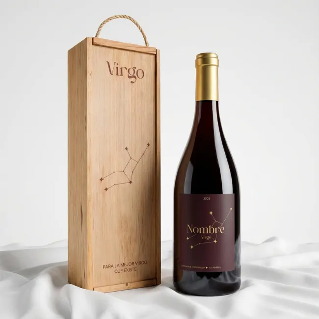 Estuche ‘Tu vino, tu constelación del zodíaco’ - Vino personalizado