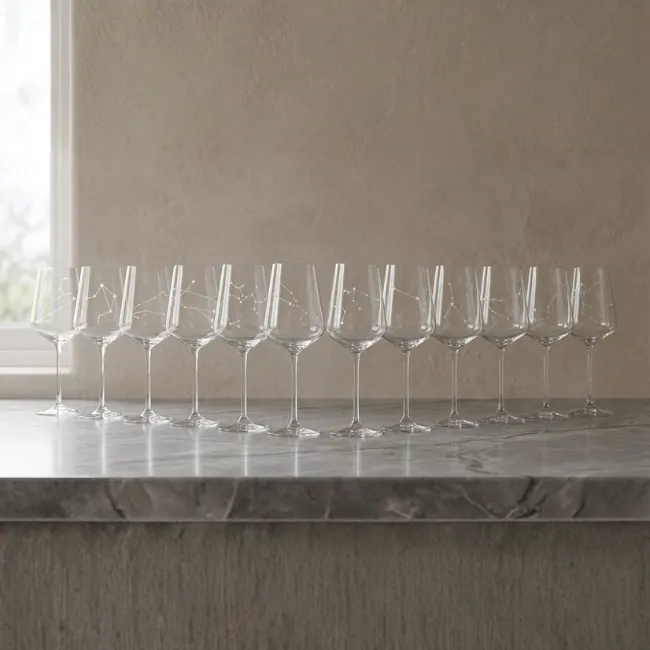 Kit Horóscopo Cristal premium – Botella personalizada y 12 copas del zodiaco - Imagen 3 - Vinos personalizados