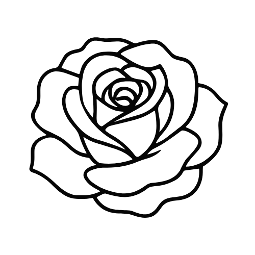 Clipart Rosa 2 para diseño de etiqueta