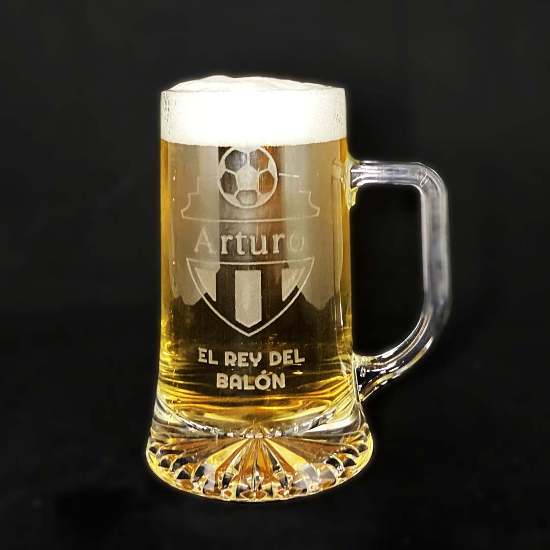 Jarra de cerveza personalizada - Set de 2 - Vino personalizado