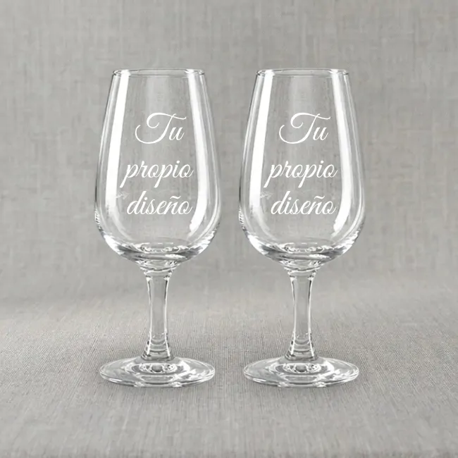Set de 2 Copas Catavinos personalizadas