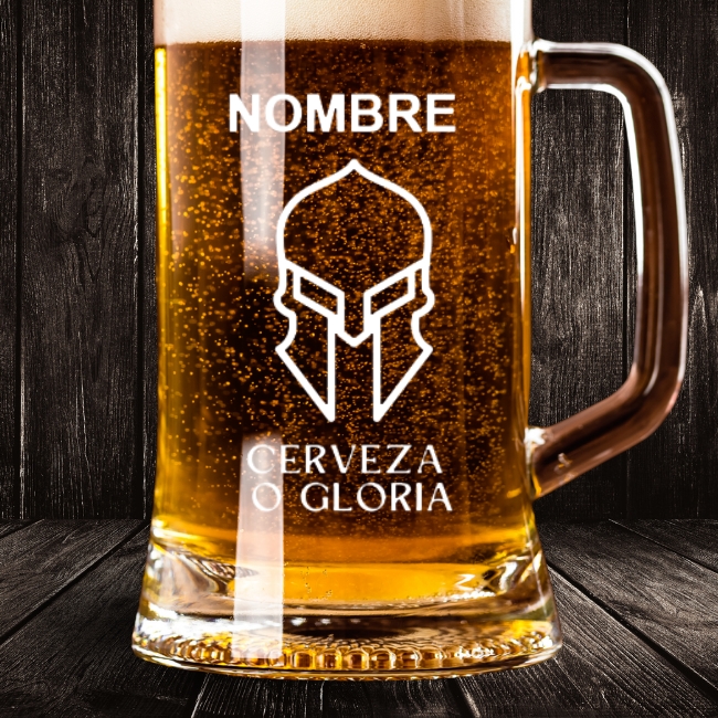 2 Jarras de Cerveza Personalizadas – Modelo Espartanos con Grabado Individual - Vista alternativa