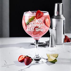 Copa de Gintonic Personalizada Grabada a punta de diamante 1