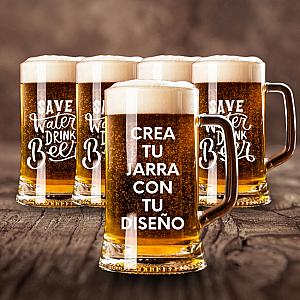 Pack 5 Jarras de cerveza personalizadas 1