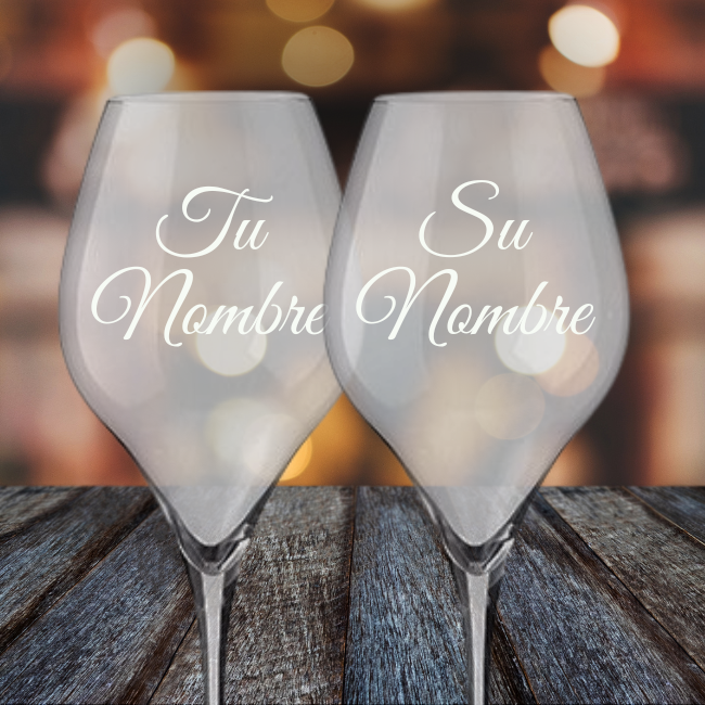 Copa Cava Grand Prestige personalizada - Kit de 2 - Vista alternativa