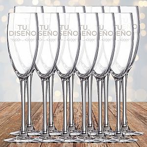 Copa de cava personalizada - Set de 12 1