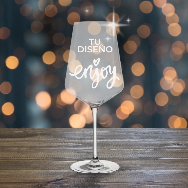 Copa de Vino personalizada – Un regalo original y elegante - Vino personalizado