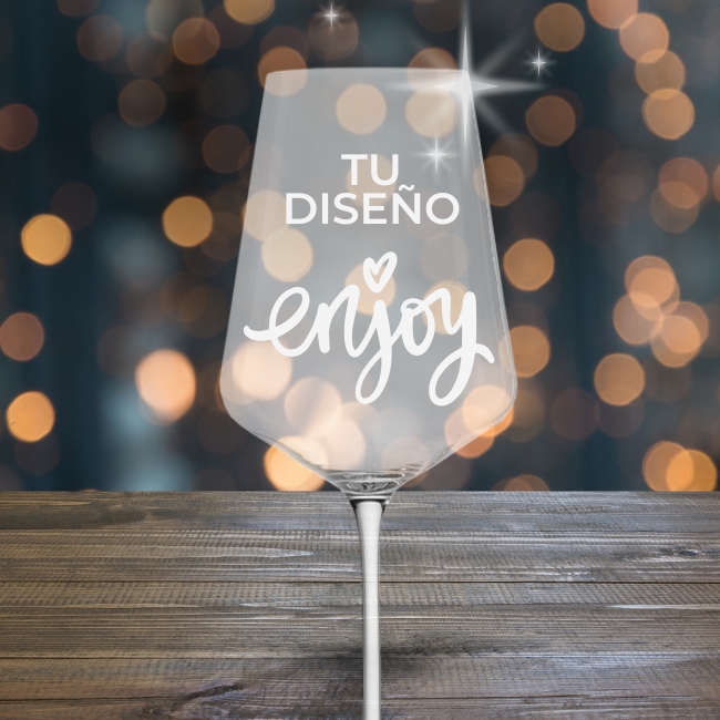 Copa de Vino personalizada – Un regalo original y elegante - Vista alternativa