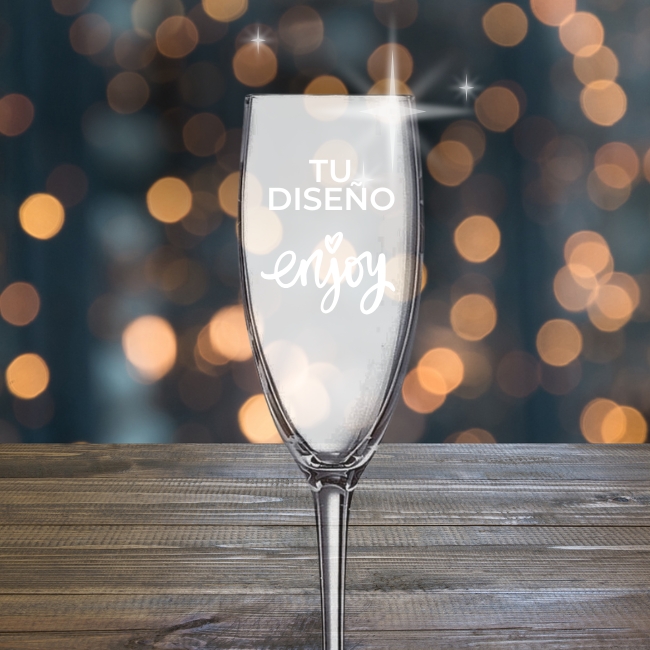 Copa de Cava personalizada – Un regalo original y elegante - Vista alternativa
